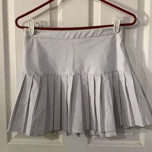 Pleated tennis skirt